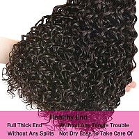 Seekomi Water Wave Human Hair Bundles 12A Brazilian Water Wave Bundles 24 26 28 Inch 3 Bundles Human Hair Water Wave 100 Unproc