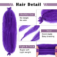 Marley Hair 12 Inch Pre Separated Springy Afro Twist Hair 8 Packs Marley Twist Braiding Hair For Faux Locs Crochet Hair Syntheti