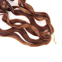 Lmzim French Curls Braiding Hair 22 Inch 9 Pack French Curly Braiding Hair Curl End Synthetic Hair Extensions French Curl Braidi