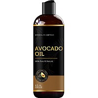 Brooklyn Botany Avocado Oil For Skin Hair And Face 100 Pure And Natural Body Oil And Hair Oil Carrier Oil For Essential Oi