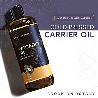 Brooklyn Botany Avocado Oil For Skin Hair And Face 100 Pure And Natural Body Oil And Hair Oil Carrier Oil For Essential Oi