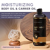 Brooklyn Botany Avocado Oil For Skin Hair And Face 100 Pure And Natural Body Oil And Hair Oil Carrier Oil For Essential Oi