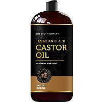 Brooklyn Botany Jamaican Black Castor Oil In Plastic Bottle For Hair Growth Eyelashes Eyebrows 100 Pure And Natural Carrie