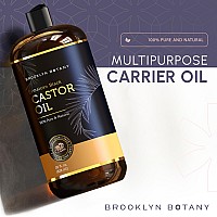 Brooklyn Botany Jamaican Black Castor Oil In Plastic Bottle For Hair Growth Eyelashes Eyebrows 100 Pure And Natural Carrie