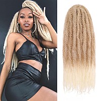 Zrq Marley Hair 18 Inch Afro Kinky Marley Twist Braiding Hair T27613 Ombre Marley Twist Curly Hair Cuban Twist Marley Hairt276