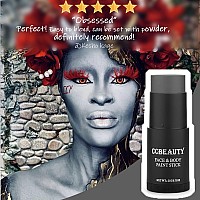 Ccbeauty Dark Grey Face Body Paint Stick Grease Gray Facepaint Cream Grayscale Foundation Makeup Waterproof Hypoallergenic Fo