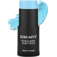 Ccbeauty Light Blue Face Body Paint Stick Blue Eye Black Sticks For Sports Grease Facepaint Makeup Hypoallergenic Foundation