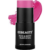 Ccbeauty Hot Pink Face Body Paint Stick Pink Eye Black Sticks For Sports Cream Facepaint Foundation Makeup Face Painting Kit