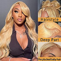 Sfd Honey Blonde Lace Front Wig Human Hair 13X4 Blonde Lace Front Human Hair Wig For Women Honey Blonde Wig Human Hair Hd Lace A