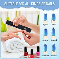 12 Pcs Professional Nail Files 6060 Grit Nail Files For Acrylic Nails Gel Nails Double Sided Emery Board For Nails Reusable