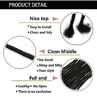 4 Inch Loc Extension Human Hair 20 Strands 04Cm Width 100 Full Handmade Permanent Loc Extension Human Hair For Womenmen Can B