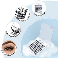 Lash Clusters 84 Pcs Cluster Lashes Eyelash Clusters Diy Cluster Eyelash Extensions Individual Lashes Thin Band Softbreezed