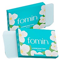 Fomin Antibacterial Paper Soap Sheets For Hand Washing 200 Sheets Jasmine Portable Travel Soap Sheets Dissolvable Camping