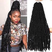 Outernice 6 Packs Pretwisted Passion Twist Crochet Hair 30 Inch Pretwisted Spring Twist Crochet Hair For Black Women Prelooped P