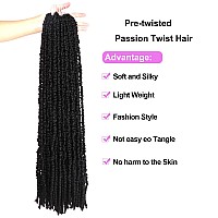 Outernice 6 Packs Pretwisted Passion Twist Crochet Hair 30 Inch Pretwisted Spring Twist Crochet Hair For Black Women Prelooped P