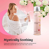 White Rose Jasmine Body Spray For Women Womens Perfume Fragrance Body Mist And Sprays Luxury Perfume Mist 8 Oz Fine Spray Bot