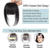 Clip In Bangs 100 Human Hair Extensions French Bangs Clip On Bangs With Temple Clip In Bangs Real Human Hair Thick Bangs Fringe