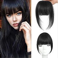 Bangs Hair Clip In Bangs Real Human Hair Hairpiece Bangs Clip In Hair Extensions Curtain Bangs Clip In Black Bangs Clip In Clip