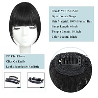 Bangs Hair Clip In Bangs Real Human Hair Hairpiece Bangs Clip In Hair Extensions Curtain Bangs Clip In Black Bangs Clip In Clip