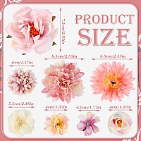 Bbto 21 Pieces Flower Hair Clip Rose Hair Clips Hair Barrettes For Women Flower Hair Accessories Boho Bride Claw Clip Hairpin Br