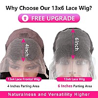 LOOKEYEME 13x6 HD Lace Frontal Wigs Human Hair Pre Plucked Straight Lace Front Wigs Human Hair 150% Density Straight Human Hair Wigs for Black Women with Baby Hair(13x6 Straight Wig, 30 Inch)