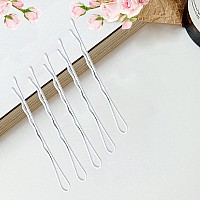 White Bobby Pins Aitrai 110 Pcs Hair Pins Kit 100Pcs White Hair Pins 10Pcs White Ushaped Hair Pins With Box Hair Accessories