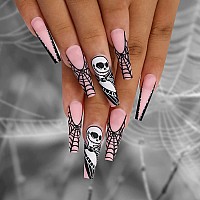 Halloween Nail Stamping Plate Nightmare Before Christmas Nails Stamping Kit The Day Of Dead Ghost Holiday Nail Stamping Plate Na