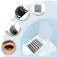 Lash Clusters 84 Pcs Cluster Lashes Eyelash Clusters Diy Cluster Eyelash Extensions Individual Lashes Soft And Comfortable Wind