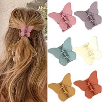 Naisier Butterfly Hair Clips 27 Inch Claw Clips For Thick Cute Hair Accessories For Women And Girls Matte