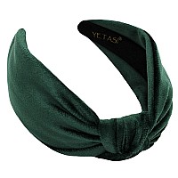 Yetasi Green Headbands For Women Are Chic Velvet Knotted Headband For Women Are Trendy Velvet Headbands Are Made Of Non Slip M