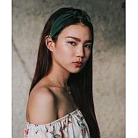 Yetasi Green Headbands For Women Are Chic Velvet Knotted Headband For Women Are Trendy Velvet Headbands Are Made Of Non Slip M