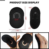 Soft N Style 12 Packs Pocket Palm Combs Shampoo Comb Massager Hair Brush Comb Scalp Massager Brush Comb Wave Brush Palm Ha