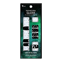 Dashing Diva Gloss Halloween Nail Strips Spell On You Uv Free Long Lasting Cute Halloween Gel Nail Stickers Contains 32