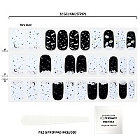 Dashing Diva Gloss Halloween Nail Strips Spell On You Uv Free Long Lasting Cute Halloween Gel Nail Stickers Contains 32