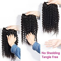 Deep Wave Bundles Human Hair 10 12 14 Inch Deep Curly 3 Bundles Double Weft Natural Color For Black Women Deep Wave Bundles 10