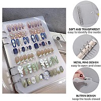 Guxacu Press On Nail Organizer 10 Pcs Clear Empty Press On Nail Storage Press On Nail Packaging For Fake Nail Storage Nail Displ