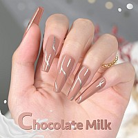 Gaoy Nude Brown Gel Nail Polish 16Ml Soak Off Nautral Gel Polish For Nail Art Diy Manicure At Home Uv Light Cure Color 1505