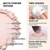 Freeorr Pink Setting Loose Face Powder Oil Control Minimize Pore Loose Baking Face Setting Powder Makeup Soft Focus Make Up S