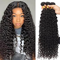 Brazilian Water Wave Bundles Human Hair 10A Unprocessed Virgin Hair18 20 22 Inch3 Bundles Wet And Wavy Human Hair Bundles Hair