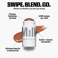 Milk Makeup Matte Bronzer Blaze Tan Bronze 019 Oz Cream Bronzer Stick Buildable Blendable Color Matte Finish 100