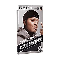 Red Premium Bow Wow X Power Wave Durag 360 Wave Compression Cap For Men Women Adjustable Hookandloop Strap Stylish Dura