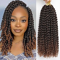 Passion Twist Hair 14 Inch 8 Packs Water Wave Crochet Hair For Black Women Short Crochet Hair Passion Twists Braiding Hair Long