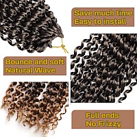 Passion Twist Hair 14 Inch 8 Packs Water Wave Crochet Hair For Black Women Passion Twists Braiding Hair Long Bohemian Spring Twi