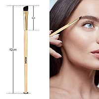 Mina Ibrow Bamboo Handle Professional Angled Eyebrow Brush Pack Of 1