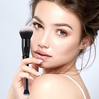 Makeup Brushes Daubigny Dualended Foundation Brush Concealer Brush Perfect For Any Look Premium Luxe Hair Rounded Taperd Flawles