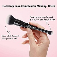 Makeup Brushes Daubigny Dualended Foundation Brush Concealer Brush Perfect For Any Look Premium Luxe Hair Rounded Taperd Flawles