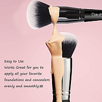 Makeup Brushes Daubigny Dualended Foundation Brush Concealer Brush Perfect For Any Look Premium Luxe Hair Rounded Taperd Flawles