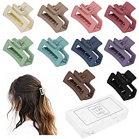 Cobinaan Hair Clips For Women Girls Small Claw Clips For Thinmedium Thick Hair 15 Inch Mini Hair Jaw Clips Matte Rectangle