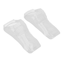 1 Pair Barber Shoes Cover - Hairdressing Haircut Shoe Cover Protector with Transparent Design for Hair Stylist