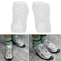 1 Pair Barber Shoes Cover - Hairdressing Haircut Shoe Cover Protector with Transparent Design for Hair Stylist